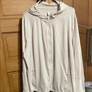 Tek Gear Women's Light Cream Hooded Jacket